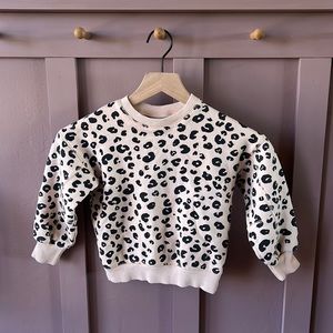 Zara leopard sweater